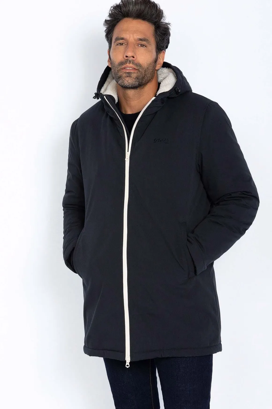 Veste Homme Schott Bluster Navy