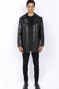 Veste Homme Schott Caban Cuir 140