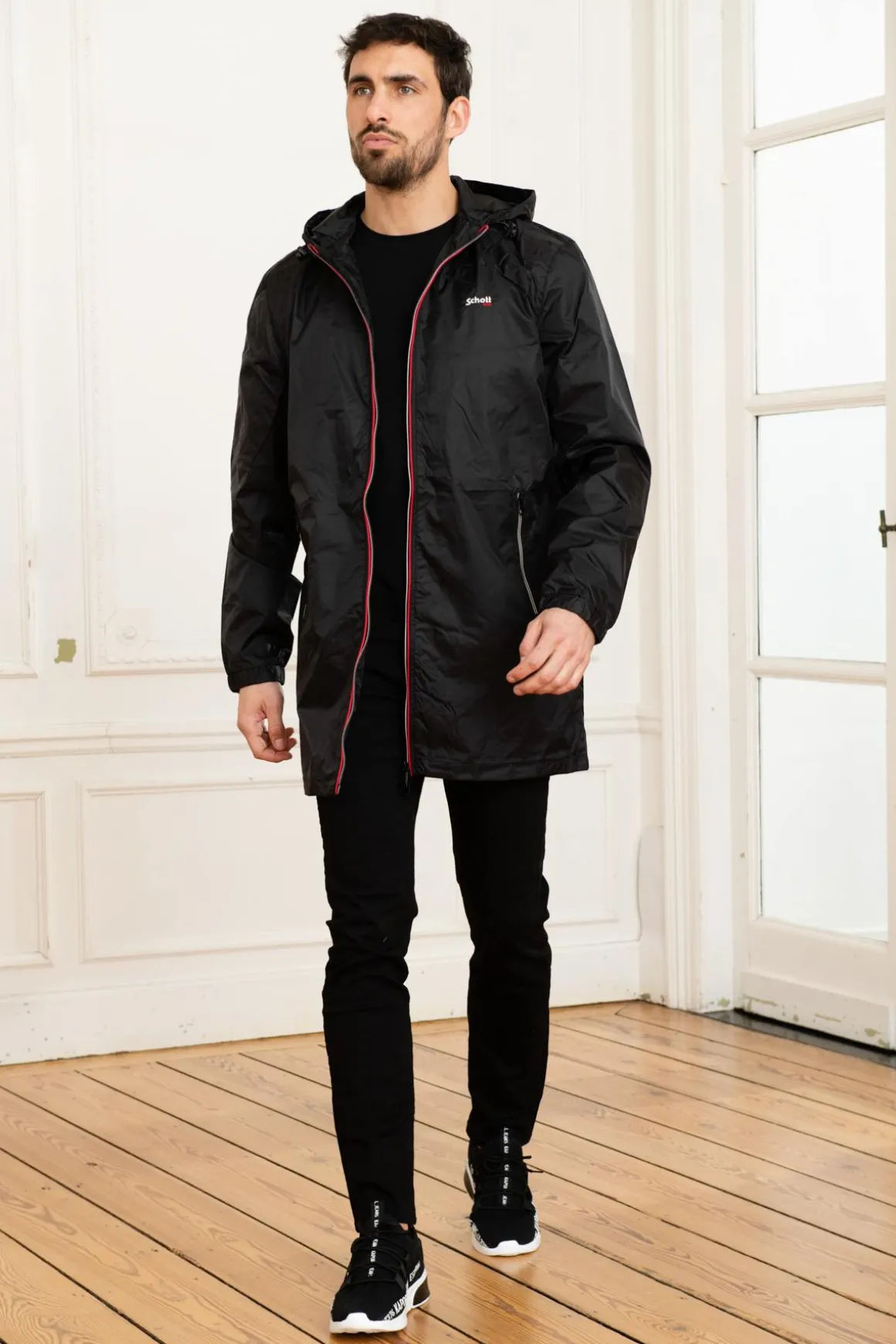 Veste Homme Schott Clyde Black