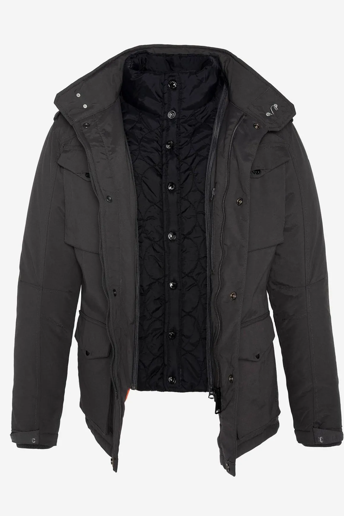 Veste Homme Schott Field Anthracite