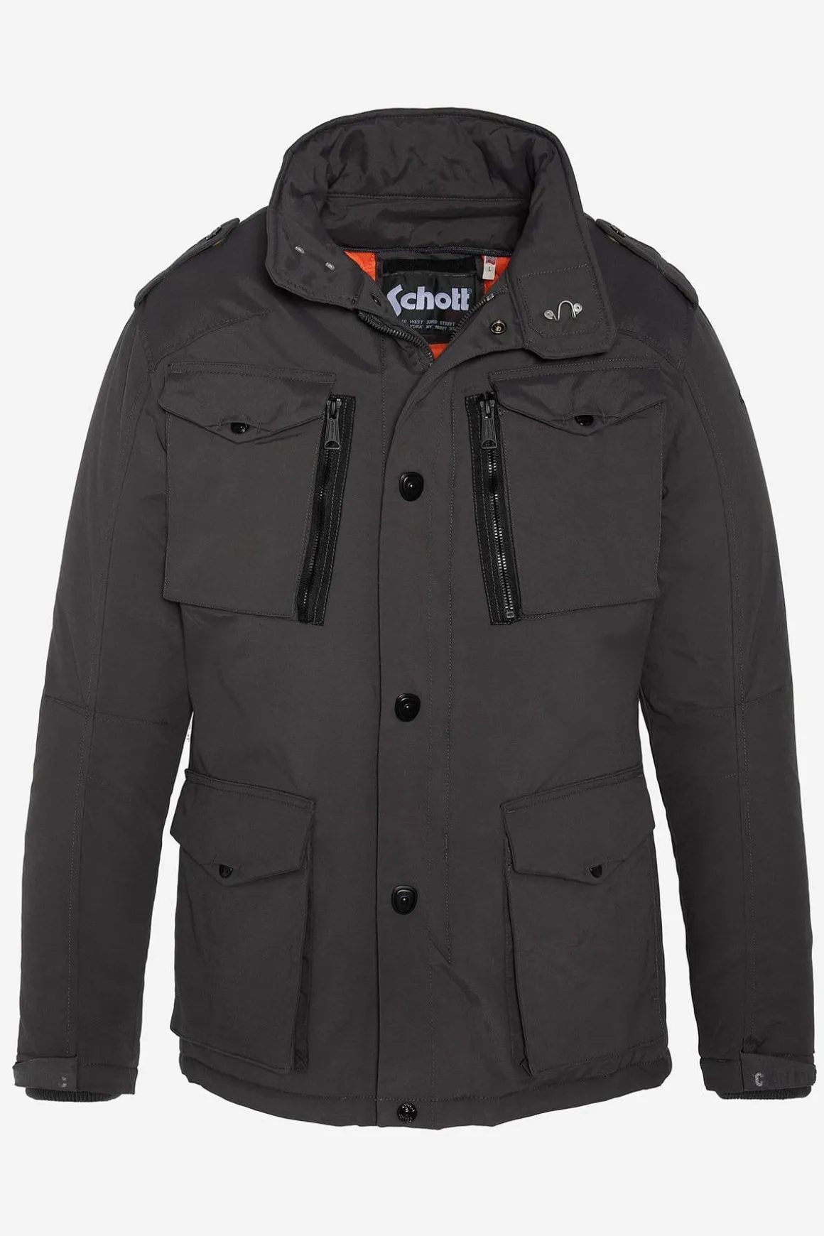 Veste Homme Schott Field Anthracite