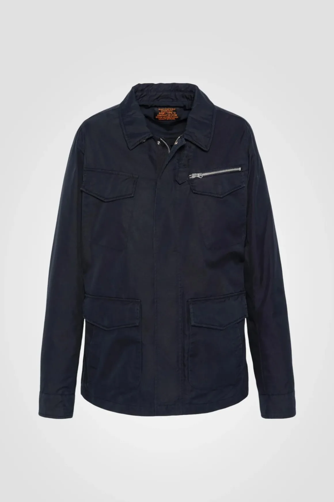Veste Homme Schott Flint Navy