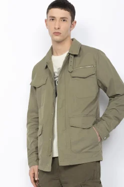 Veste Homme Schott Flint Sage Kaki