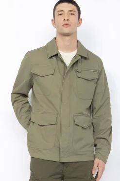 Veste Homme Schott Flint Sage Kaki