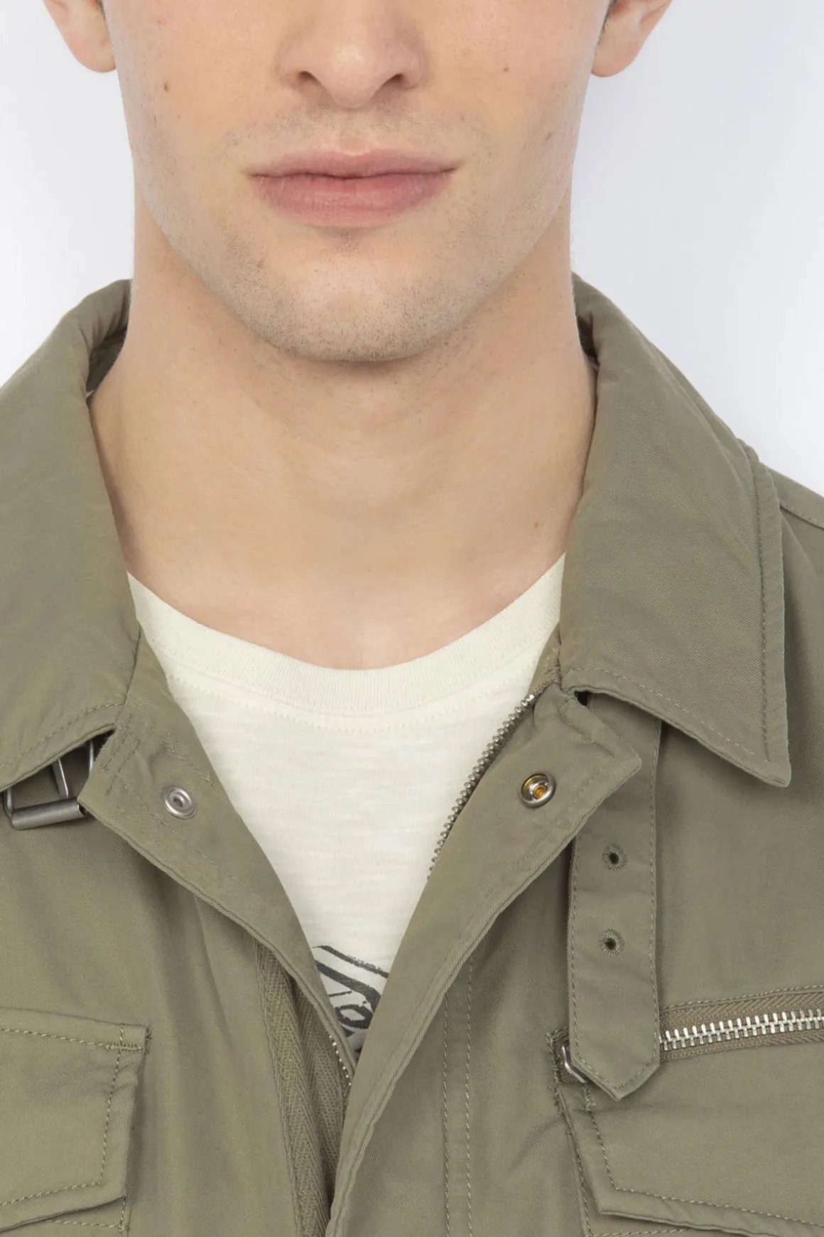 Veste Homme Schott Flint Sage Kaki