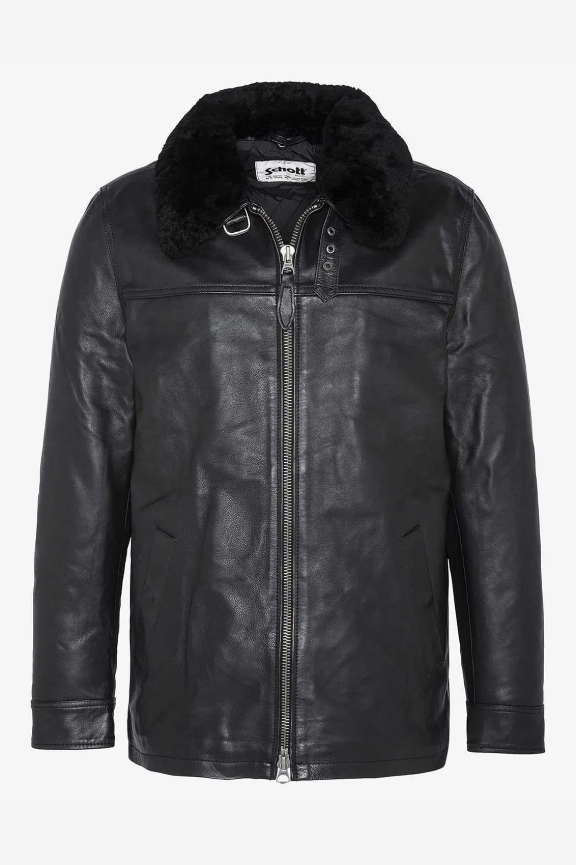 Veste Homme Schott Lcmaine Black