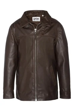 Veste Homme Schott Lcmaine Brown