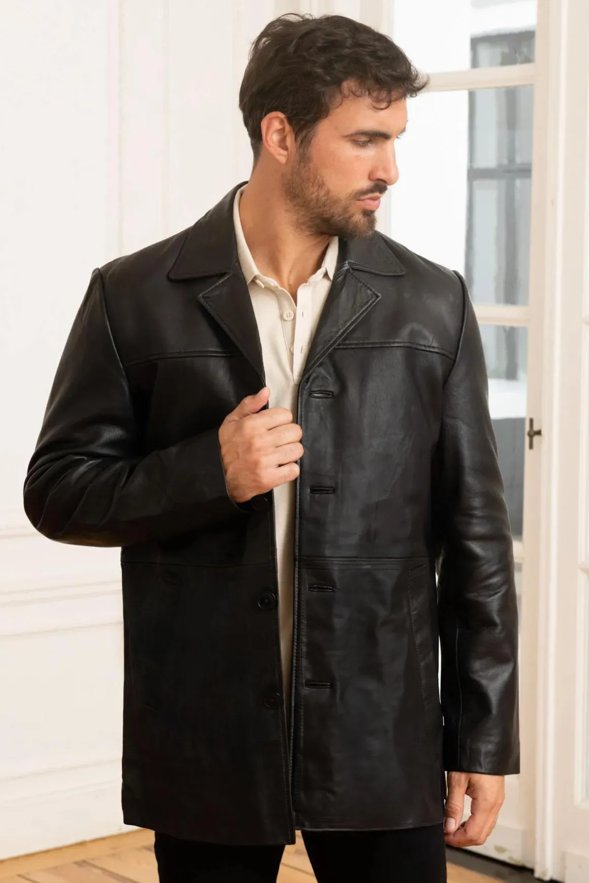 Veste Homme Schott Lcmaine2Cc Black