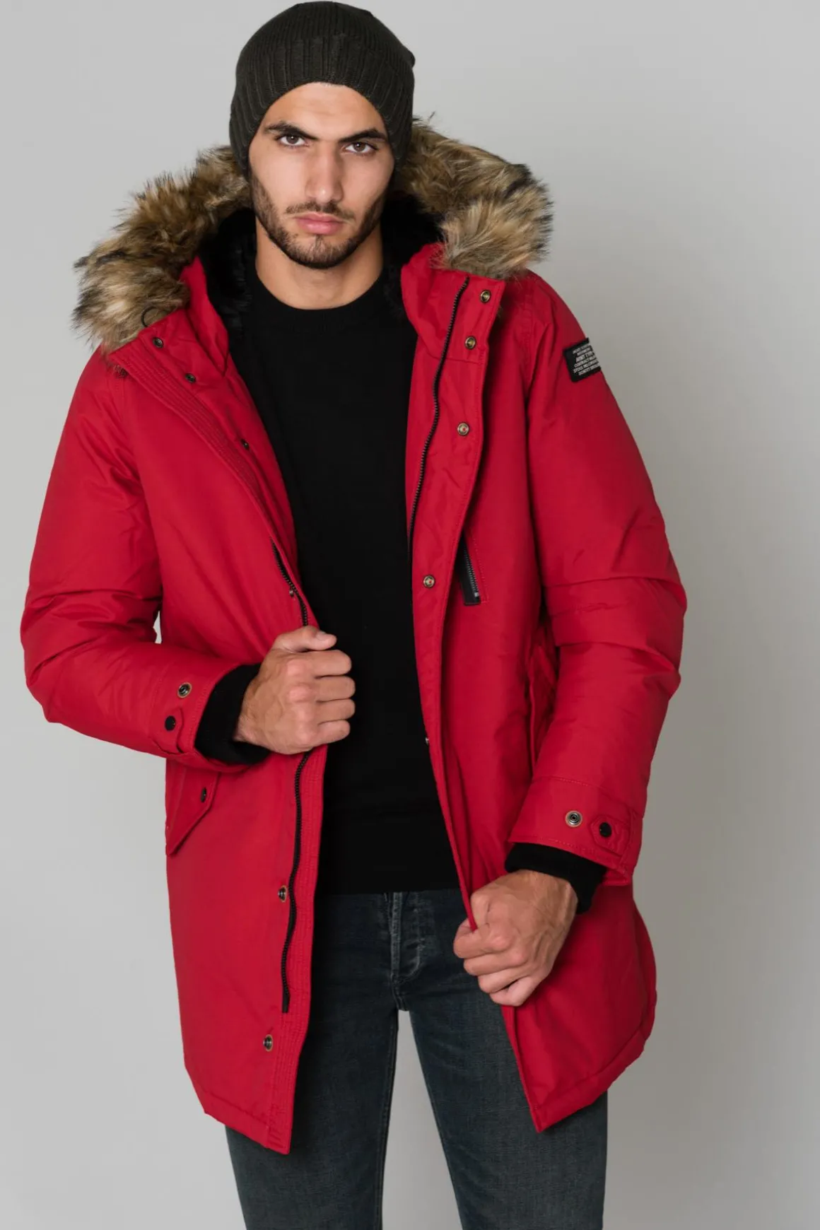 Veste Homme Schott M53X Dark Red
