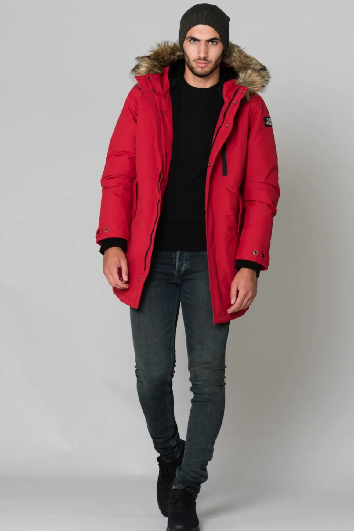 Veste Homme Schott M53X Dark Red