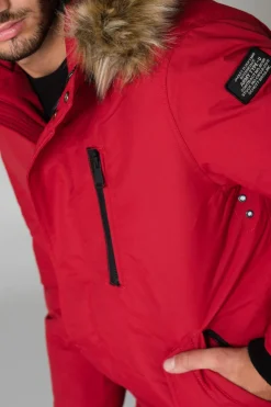 Veste Homme Schott M53X Dark Red