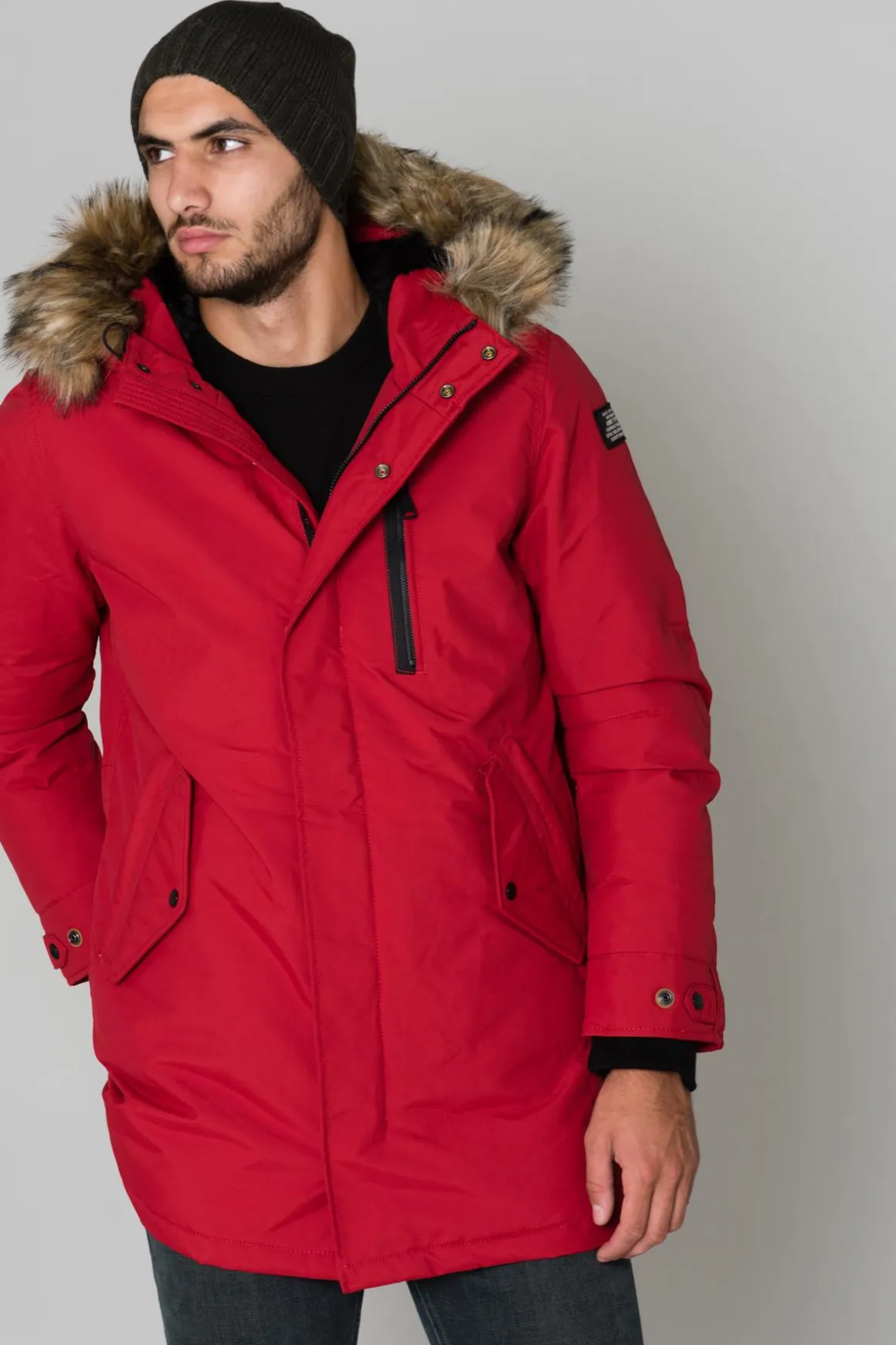 Veste Homme Schott M53X Dark Red