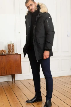 Veste Homme Schott Nelson20 Black