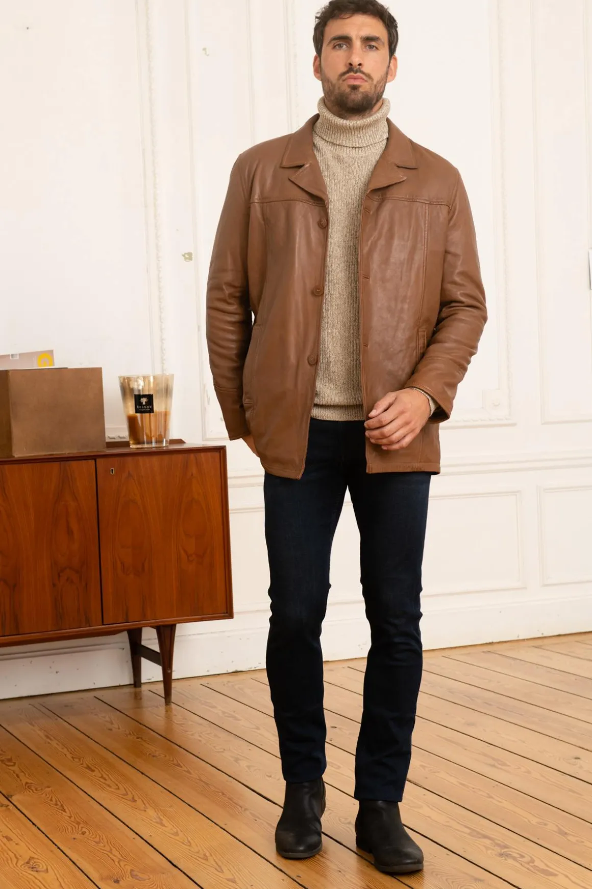 Veste Homme Serge Pariente Nathan Oxblood