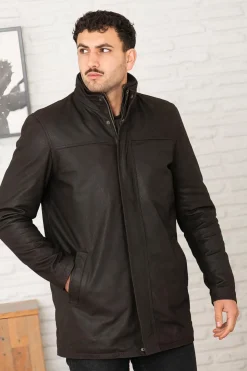 Veste Homme Serge Pariente Parka Orio Buffle Brown