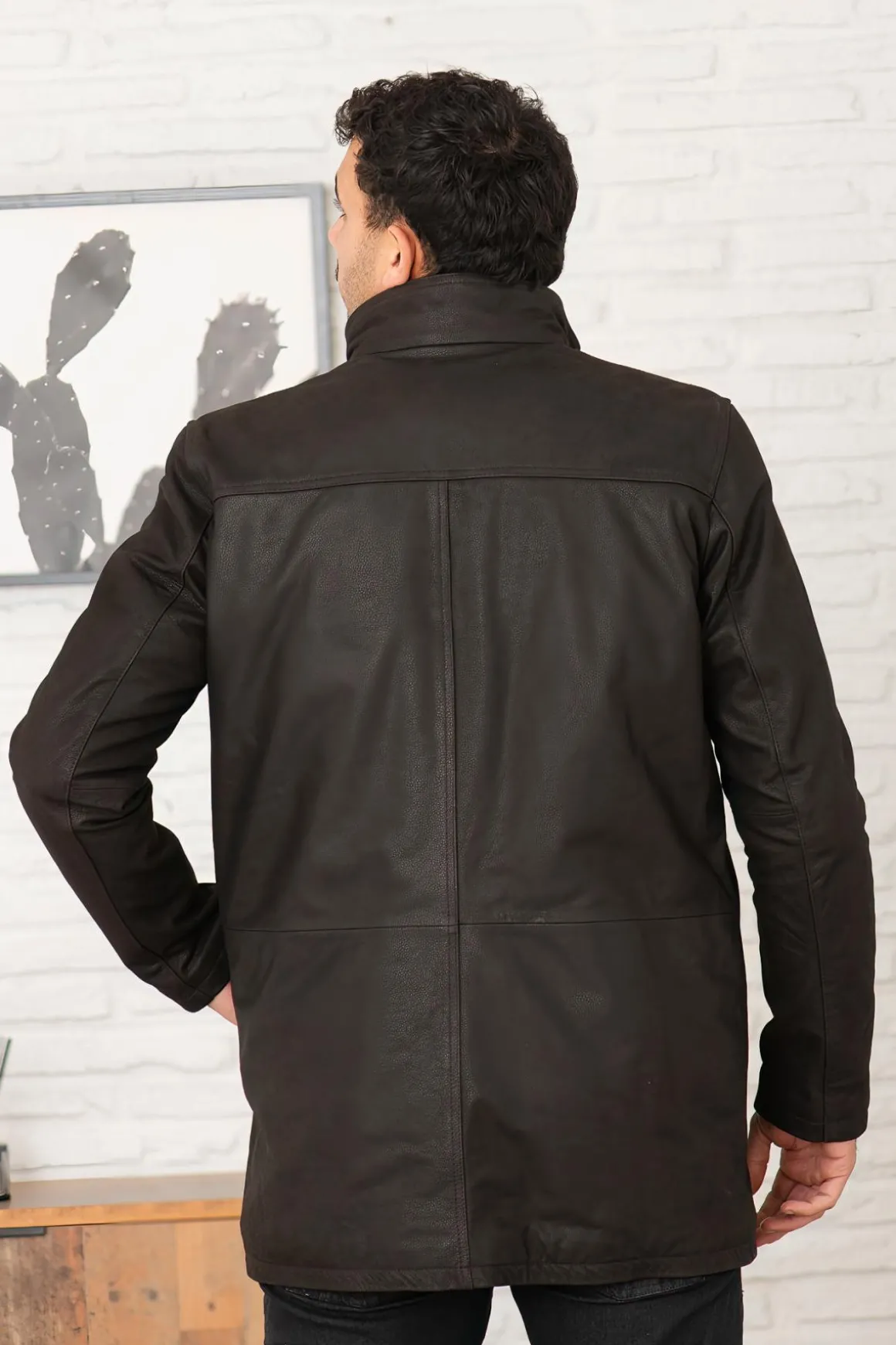Veste Homme Serge Pariente Parka Orio Buffle Brown