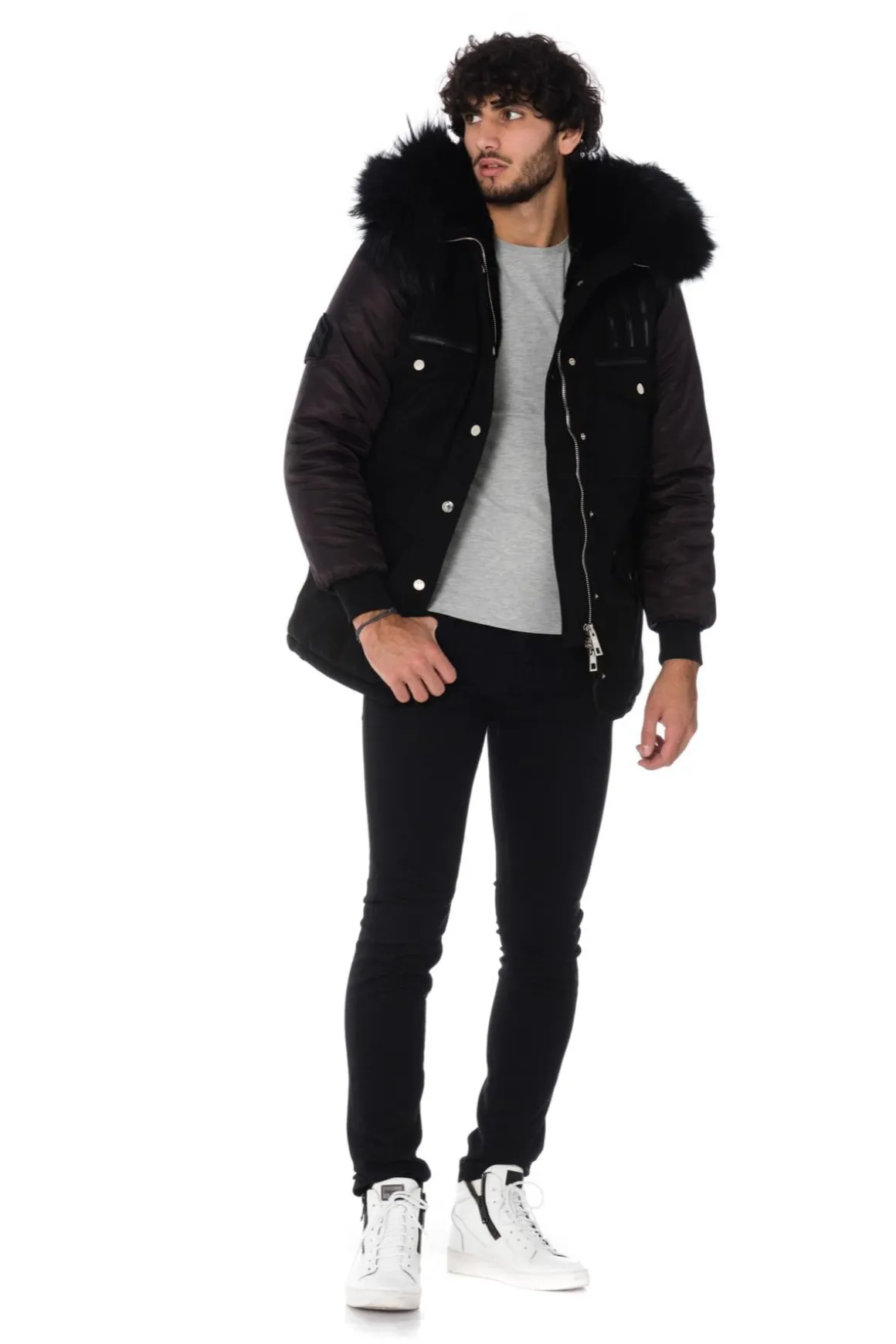 Veste Homme The New Designers District Black