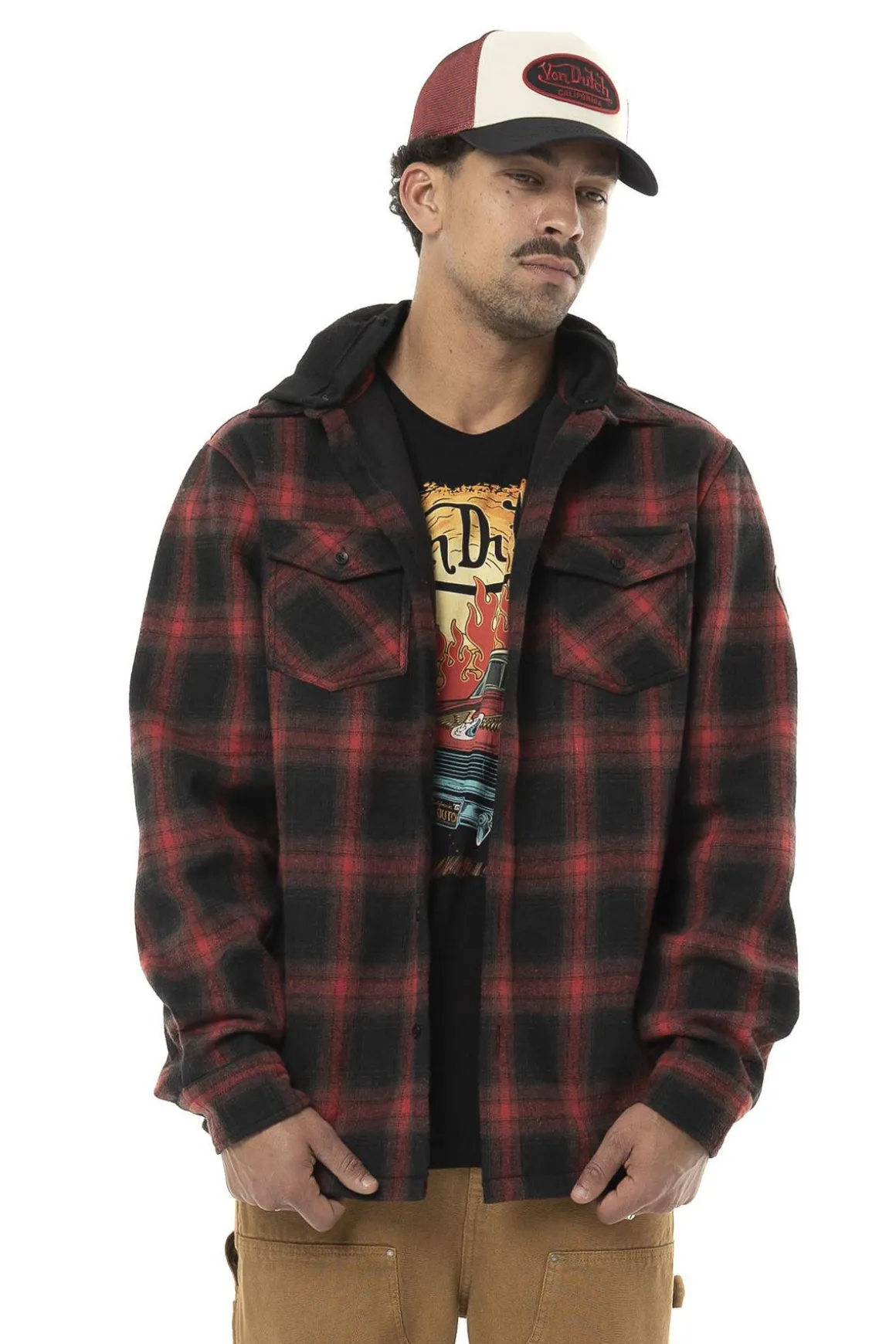 Veste Homme Von Dutch Surchemise Howard