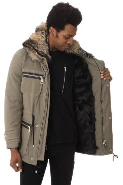 Veste Homme Wild Arctic By Flo & Clo Robin Tex + Fur Verde