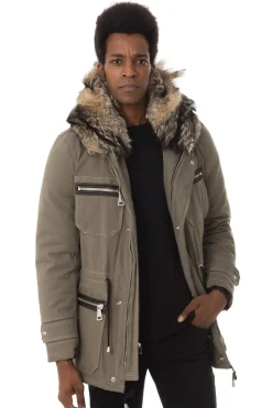 Veste Homme Wild Arctic By Flo & Clo Robin Tex + Fur Verde