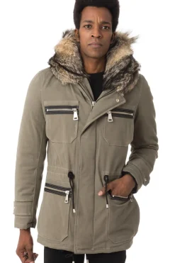 Veste Homme Wild Arctic By Flo & Clo Robin Tex + Fur Verde
