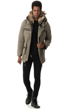 Veste Homme Wild Arctic By Flo & Clo Robin Tex + Fur Verde
