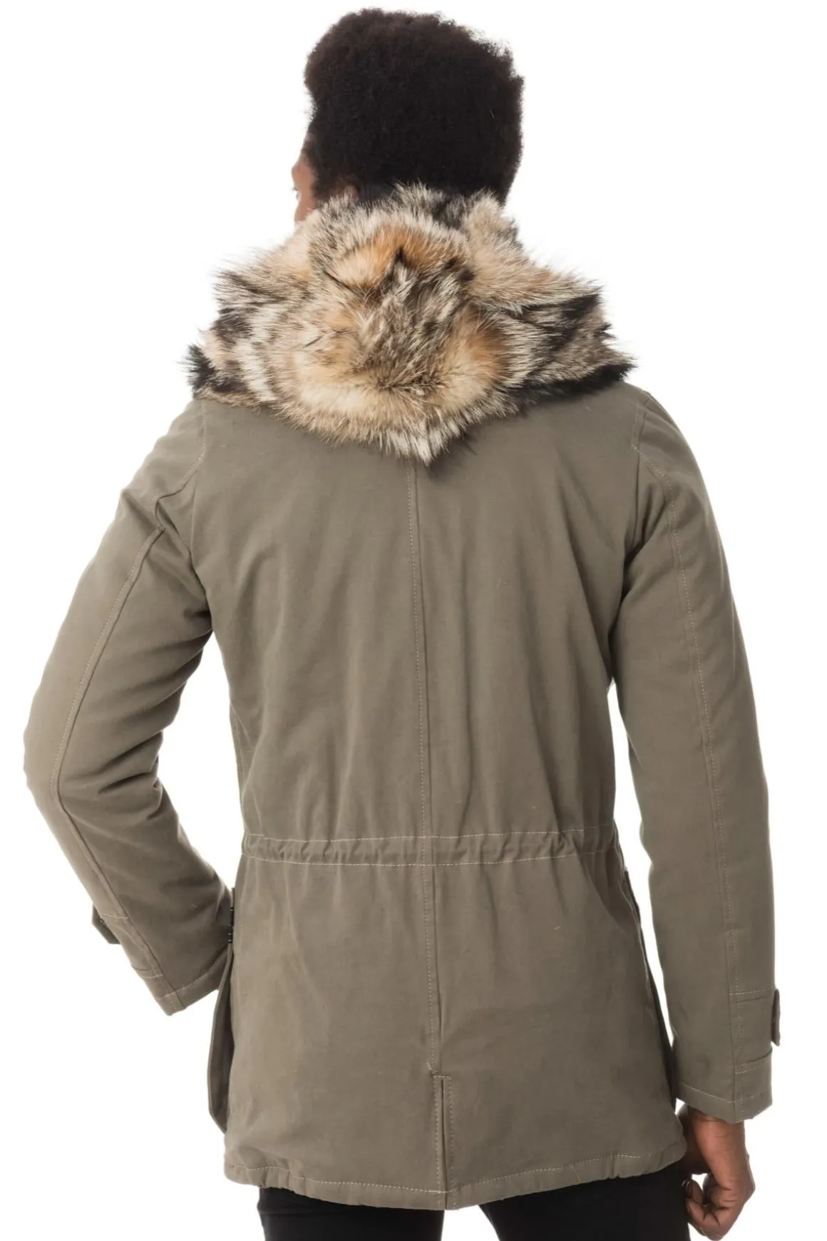 Veste Homme Wild Arctic By Flo & Clo Robin Tex + Fur Verde